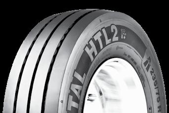 Continental Commercial Vehicle s 2018 Data Guide HTL2 Eco Plus Low rolling resistance compound provides excellent fuel economy at cool operating temperatures.
