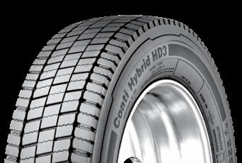 Optimized contour and balanced footprint distribution provide extended tread life and premium wear performance.