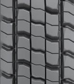 Low rolling resistance sidewall compound used to reduce heat through friction elimination. Applications: Long haul/regional over the highway trailer use.