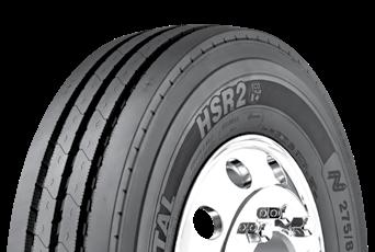 Continental Commercial Vehicle s 2018 Data Guide HSR2 Eco Plus Advanced tread compounding provides this Eco Plus version with 20% less rolling resistance than the original HSR2.