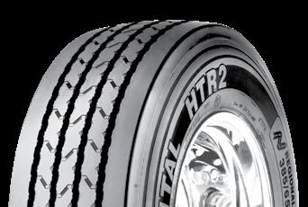 Aggressive tread design provides excellent lateral stability to minimize squirm and improve wet handling performance.