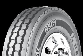 Continental Commercial Vehicle s 2018 Data Guide HSC1 Wide tread and shoulder ribs for improved wear and increased performance. pattern and compound integrated for optimal original mileage.