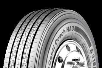 Continental Commercial Vehicle s 2018 Data Guide Conti Coach HA3 Outstanding wet traction and handling through customized tread design.