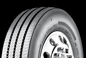 Durable casing for premium retreadability and enhanced mileage. Premium, all-position or steer tire optimized for long distance travel.