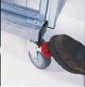 choice of Emergency Stop or Key Switch is also offered Easy to move DUMPMASTERS have four castors for total