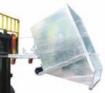 Type TU Tipper Bins Heavy duty Type TU bins are manufactured from 3mm plate with galvanized finish as standard.