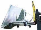 Type ROB Rollover Bins A smooth tipping action with minimal impact during emptying.