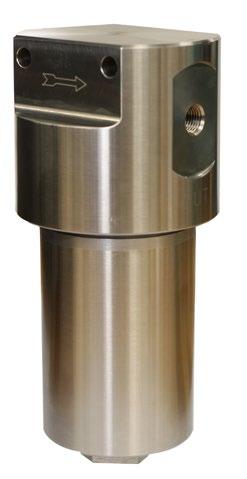 J85 TEE-TYPE SERIES 6,000 psig / bar 9,000 psig / 62 bar Body: 303 Stainless Steel (others available) 0 Micron Filter: 30 Stainless Steel Female and Male NPT /" to /2" Buna o-ring: -0 F to 250 F / -0