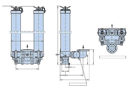 valve Type Dimensions in mm 78 134 635 291 Port izes