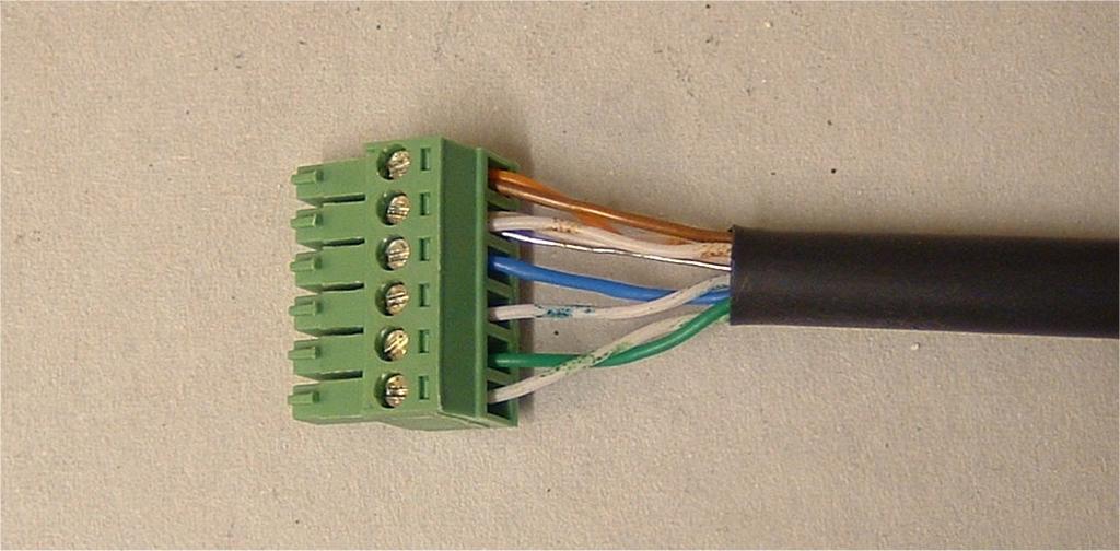 The procedure assumes you have read and implemented the guidelines How to Wire IDRANet Connectors and have terminations such as those below.