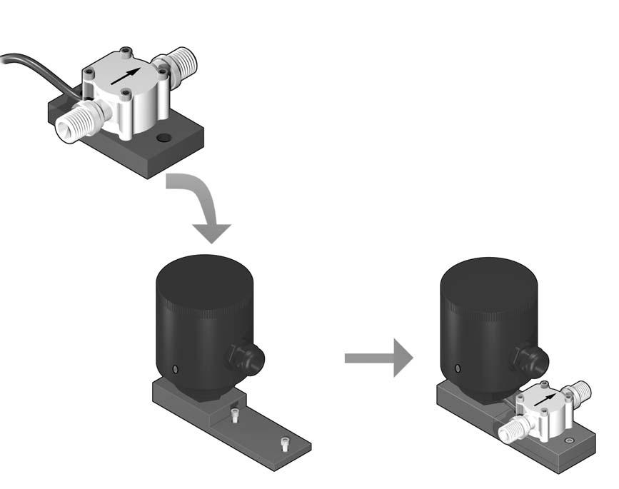 ULF Output Devices Installation The K315U and K330U Kits can be ordered directly mounted aside the flow sensor or separately and then simply installed on the proper sensor.
