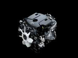 improved 4-cylinder, 16-valve DOHC diesel engine provides unprecedented reliability and