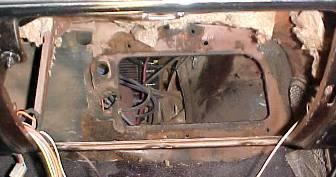 Located behind the glove box opening. Remove heater assembly and discard.