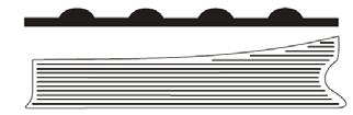 (Group 8) Rear Fender Running Boards 1935-1960 Rear fender inner seal. ( between deflector and fender-36" length ) AS502...$16.50 ea. 1959 and 1960 Rear Fender Fin Clips (9.