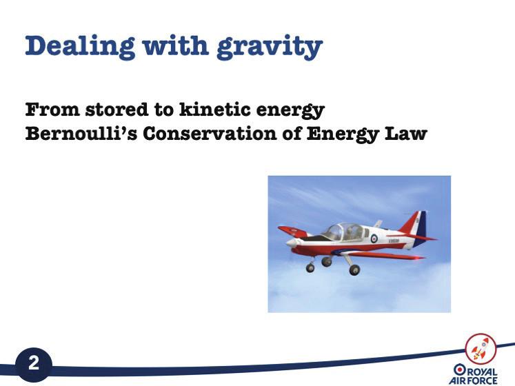 Slide 2 Gravitational fields In order to move by flying we need to utilise one force to overcome another as stated in Newton s third law of motion.