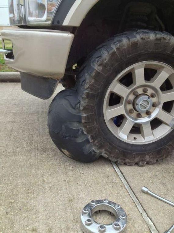 The entire point of having the proper tire pressure is making sure all parts of the tire hit the road. If you overinflate it, only the middle will touch it and you ll have uneven handling.