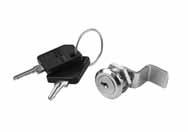 Quarter-Turn Lock Quarter-turn keylock includes two keys with 2233 key code. Install using existing enclosure cam., DPC Handles, Latches and Locks Catalog AxBxC in.