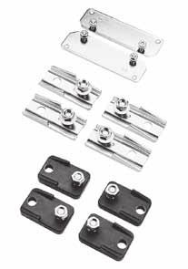 Mounting Hardware Mounting Foot Kits Available in stainless steel or composite material. Kit includes four feet and mounting hardware for all ACCESSPLUS, D-BOX, L-BOX and COMLINE cabinets.