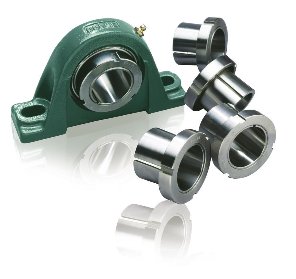 Less product inventory for significant cost savings With the Dodge Grip Tight Adapter ball bearing, you can reduce your inventory as much as 25%-45%.