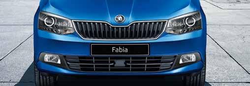 The car s front embodies the core elements of the new ŠKODA design language, including the grille s clear geometric shape, the ŠKODA