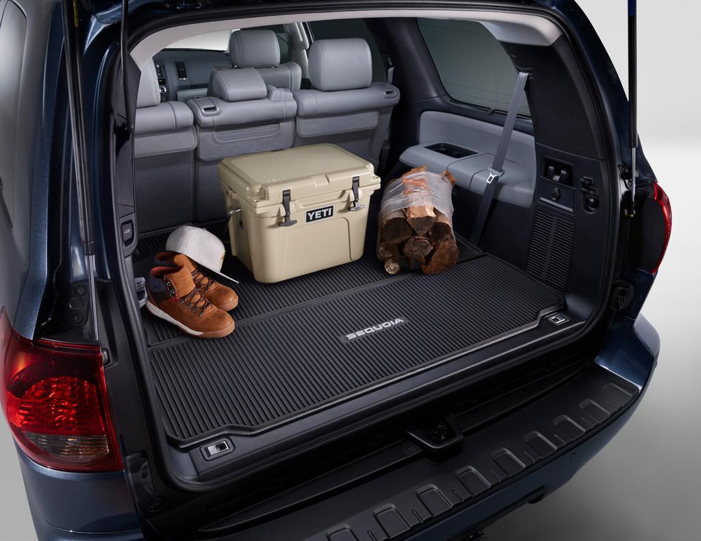 INTERIOR 4 /12 All-Weather Cargo Mat The tough, flexible all-weather cargo mat allows you to carry a wide variety of items and helps protect