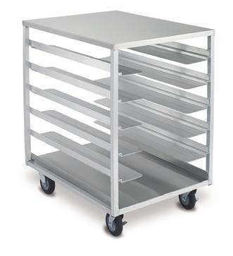 Versatile, Multi-Use Aluminum Carts Lightweight and versatile delivery cart Open style with optional transport cover Ideal for shelving or any immediate tray delivery system Welded aluminum