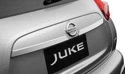 styling complement for JUKE Finisher, Tailgate (Hatch) Chrome accent