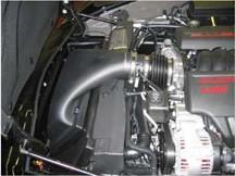 INSTALL HONKER INTAKE (cont.) G) Install the bellows to the throttle body. H) Tighten the clamp at the throttle body.