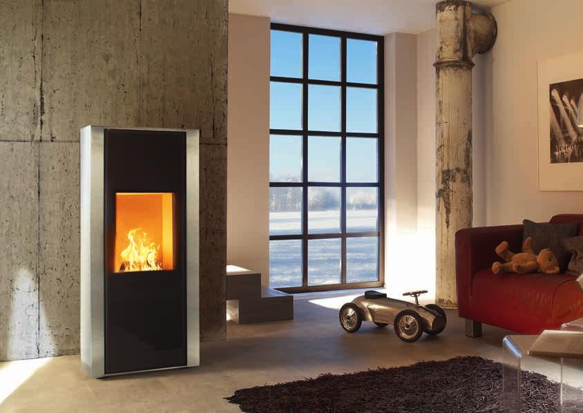 Mellino and Mellino H 2 O Thanks to the control unit and its intuitive ease of use, programming it is a breeze. The water and air-bearing pellet stove for easy-going and comfortable heat.