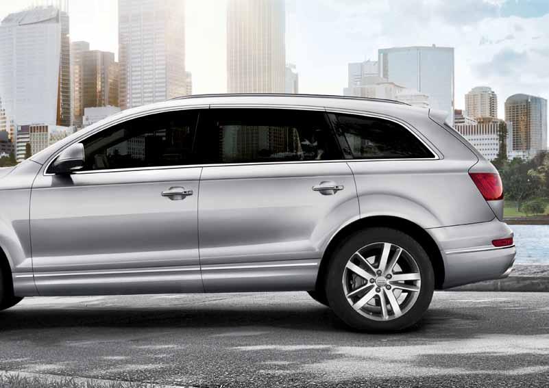 .02 Lightweight Design To help enhance efficiency 1 while maintaining exceptional performance, Audi strives to lower the curb weight of all its vehicles, and the Q7 is no exception.