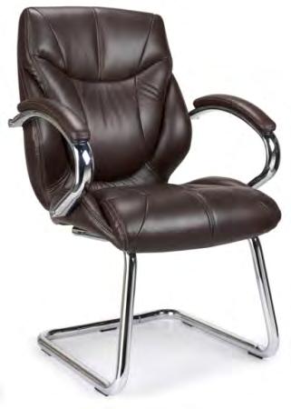 for individual body weight Designer polished chrome armrests with upholstered pads for additional user comfort.