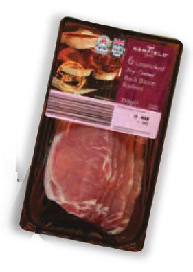 It CANNOT be used on bacon, ham or sausages, which are covered by BMPA Charter standards and normal Red Tractor licensing rules The logo can only be applied if the main or characterising ingredient