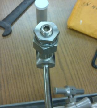 tighten» Use a backing wrench Install plug into open side of