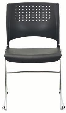 Lifetime Stackable Chair High-density polyethylene back and seat with powdercoated steel frame