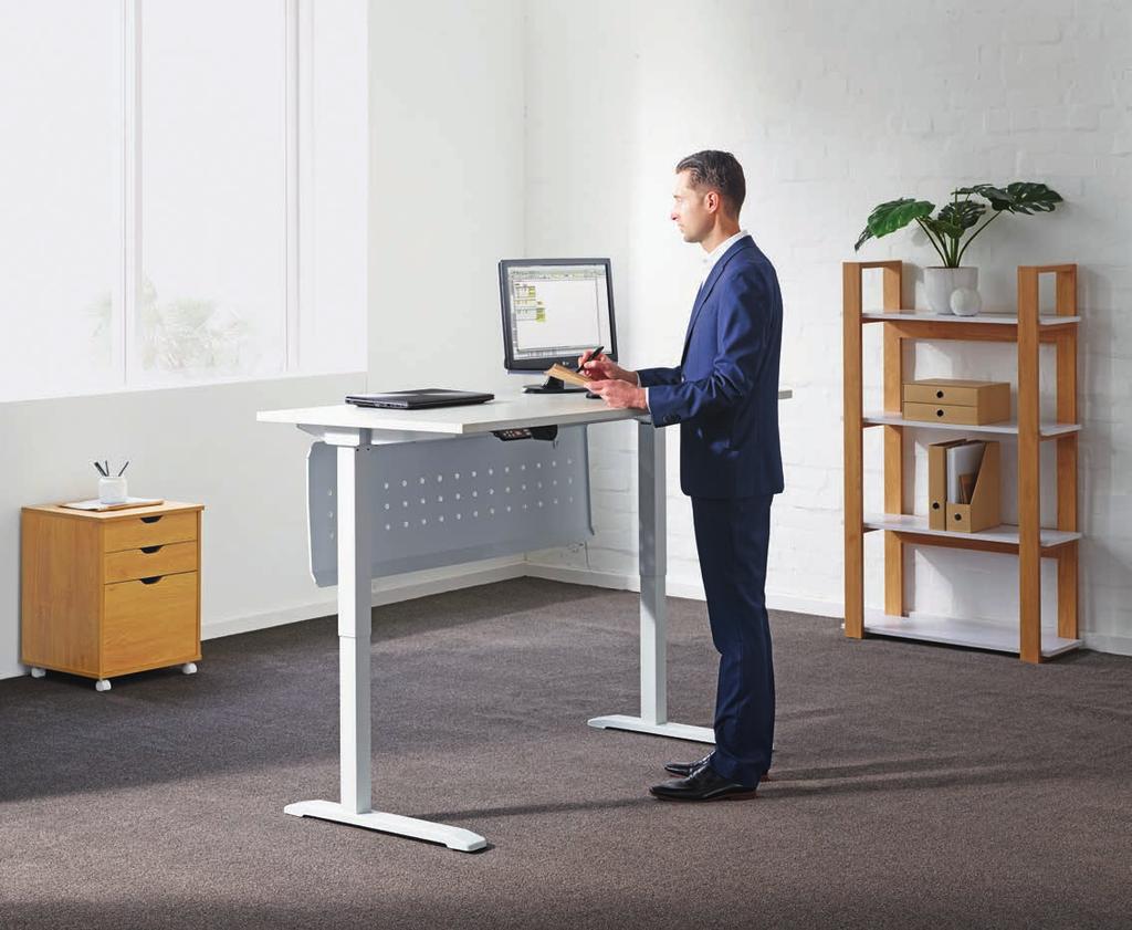 SIT STAND DESK Stilford Electric Height-Adjustable Workstation 1800 W x 1800 W x 70 D x 71 111mm H JBSTIHWS18 $999 SIT STAND DESK Ø Where you see this symbol, it represents a zero.