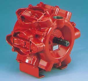 HARDI pump 463 General specifications High capacity six diaphragm positive displacement radial pump with base plate Self-priming Can be run dry Can rotate clockwise or anticlockwise One grease point