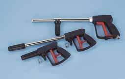 Spray guns B A Max. m @ 20 bar A cm B cm M m Max pressure bar Weight kg 60S 28 15 14 60 0.55 60L 54 15 14 60 0.75 100 56 19 15 100 1.