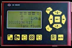 Controllers & accessories HC 5500 HARDI Controller for controlling spray application. The large four line display is very informative with both icons and text.