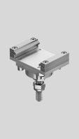 Planar surface gantries EXCM Accessories Profile mounting MUE For size 30 Materials: Anodised aluminium RoHS-compliant For mounting the planar surface gantry (scope of delivery: 1 pair) Included in