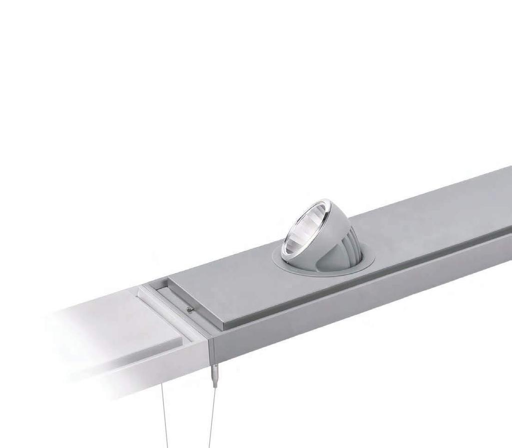 Stylish Aleda LED in Duet or Trio format neatly integrated into LL4 Module Available in a choice of lumen outputs, delivering up to 4861 lumens Efficacies up to 121 lm/w CRI 80 and CRI 90 versions