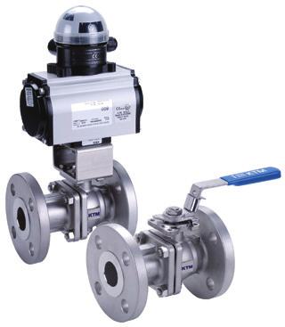 M EIE EF190FE WO-PIECE FLL BOE BALL VALVE PLI BODY FLANGED BALL VALVE - FGIIVE EMIION CEIFIED AND FIE EED igh performance two-piece ball valve for demanding process applications where fire-safe and