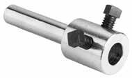 B-71 Threaded female adapters are 1/2"-14 NPT and 3/8"-24 UNS threads. Long Actuator Shaft Extension Rod. 10-1/8" (257 mm) Damper Shaft Extension.
