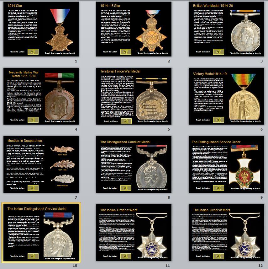 4. S0002. WW1 British Army Medals and Awards.