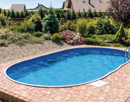 S AZURO model: 405 DL Advantages of Azuro De Lue pools > High quality with wood colour finish, thickness 0.