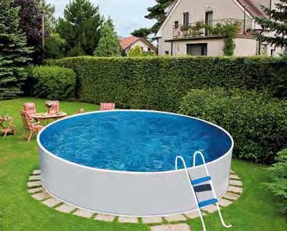 S AZURO models: 360, 460 Advantages of Azuro BASIC pools > User friendly packaging - all in one bo > High quality, thickness 0.35 mm > Blue LAGOON 0.