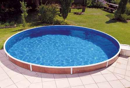 5 m S Advantages of Azuro De Lue pools > High quality with wood colour finish, thickness 0.