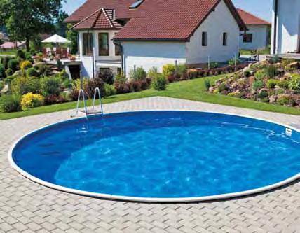 S AZURO model: 406 DL Advantages of Azuro De Lue pools > High quality with wood colour finish, thickness