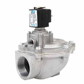 PULSE SOLENOID VALVES EPV 100 PILOT OPERATED, 2/2 WAY, NORMALLY CLOSED, G11/2 TECHNICAL SPECIFICATIONS and FEATURES Air and Inert Gas Pilot Operated Normally Closed G11/2 Thread (Female) C to C -20 C