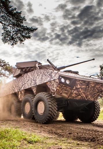 armoured vehicles Extraordinary strong June results, especially within armoured vehicles Leading expertise in armoured wheeled vehicles Chosen