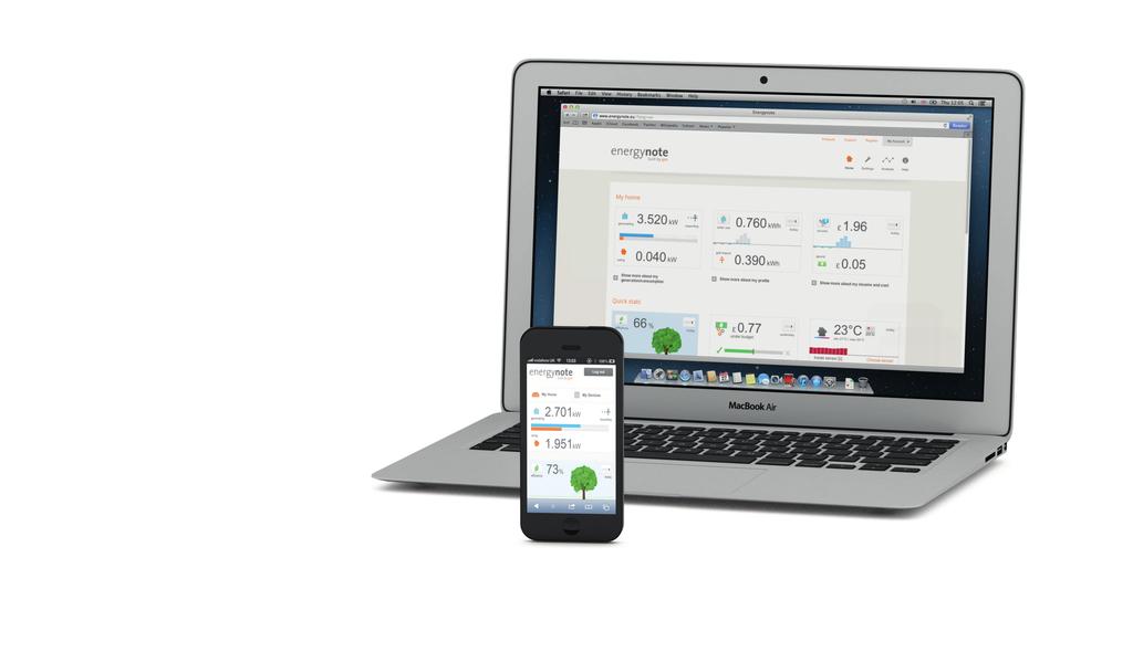 What is energynote? energynote is a cloud-based platform that enables you to view in-depth information on the generation from your solar PV system.